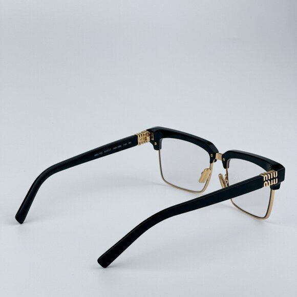 Miu Miu MU10ZS 1AB08N BRAND NEW Sunglasses Black Clear Blue Light Filter Unisex - Picture 8 of 13